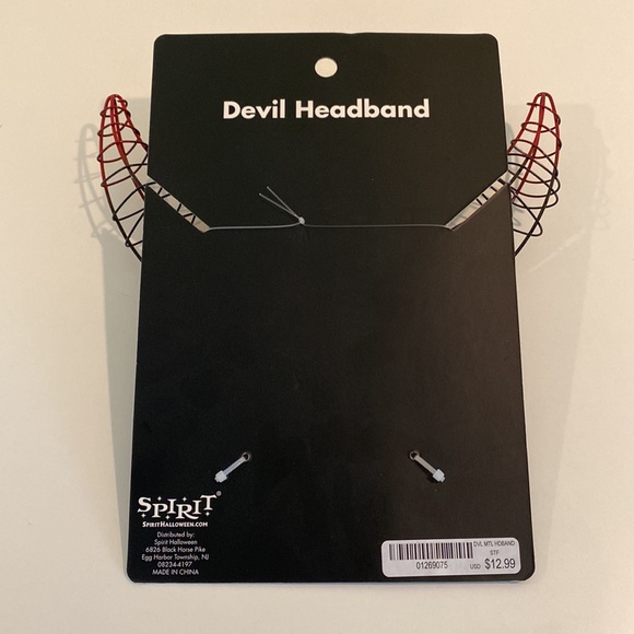 Spirit Halloween Devil Headband NWT - Picture 3 of 4